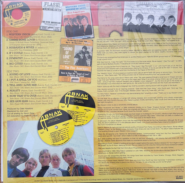 Western Union / Sound Of Love (COLOR VINYL) | Mint (M) Mint (M) Get Cheap Vinyl