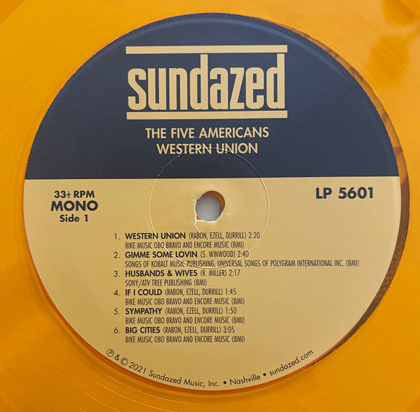 Western Union / Sound Of Love (COLOR VINYL) | Mint (M) Mint (M) Get Cheap Vinyl