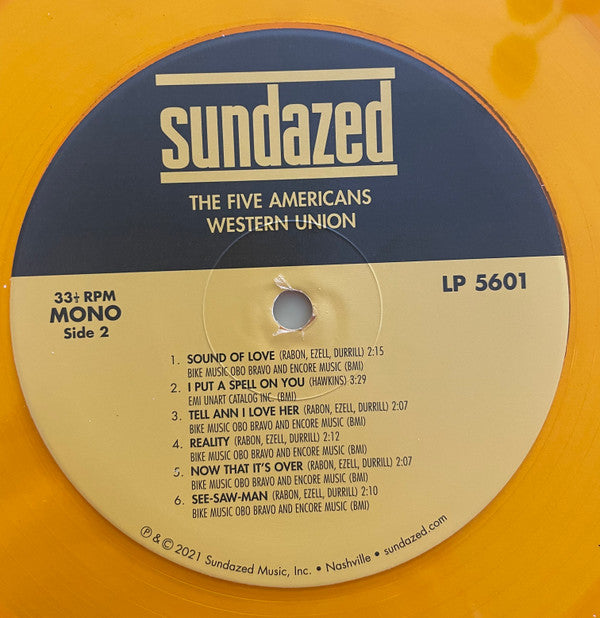 Western Union / Sound Of Love (COLOR VINYL) | Mint (M) Mint (M) Get Cheap Vinyl