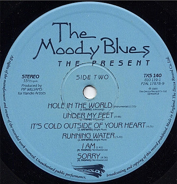 The Present | Very Good (VG) Very Good Plus (VG+) Get Cheap Vinyl