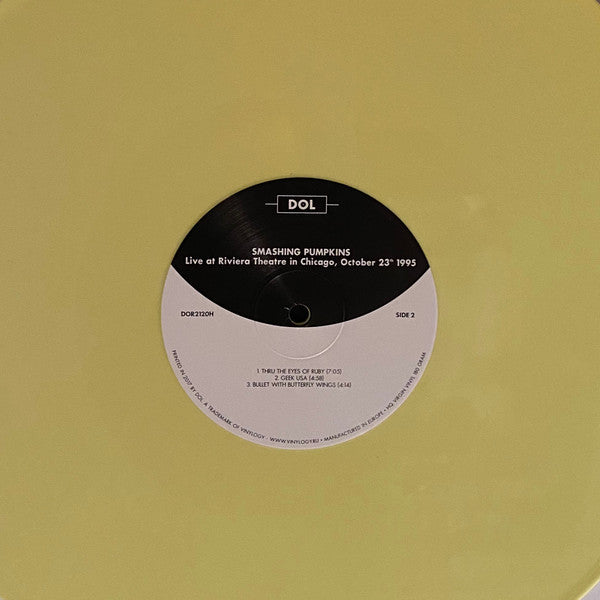 The Smashing Pumpkins Live at Riviera Theatre in Chicago, October 23th 1995 DOL 2xLP, Unofficial, Yel Mint (M) Mint (M) Get Cheap Vinyl