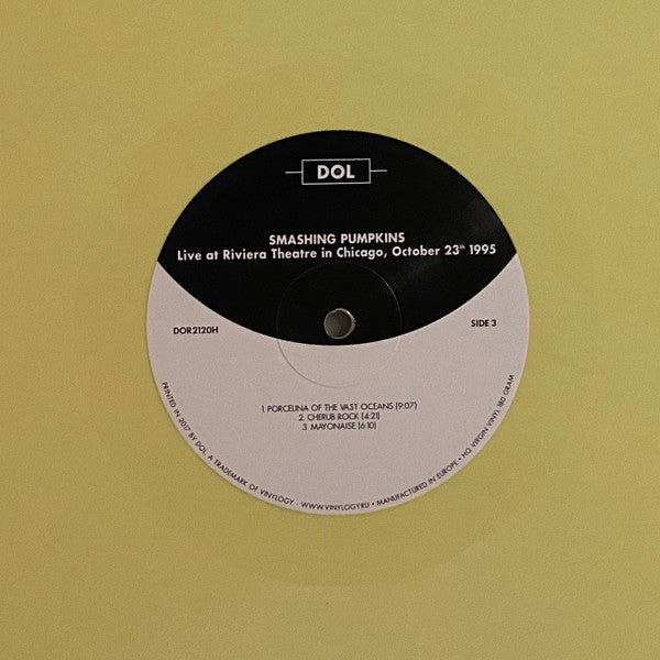 The Smashing Pumpkins Live at Riviera Theatre in Chicago, October 23th 1995 DOL 2xLP, Unofficial, Yel Mint (M) Mint (M) Get Cheap Vinyl
