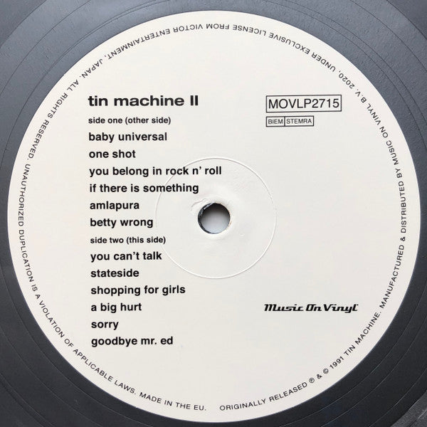 Tin Machine II | Mint (M) Mint (M) Get Cheap Vinyl