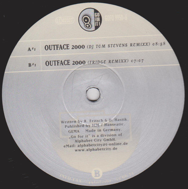 Outface 2000 | Excellent (EX) Near Mint (NM) Get Cheap Vinyl