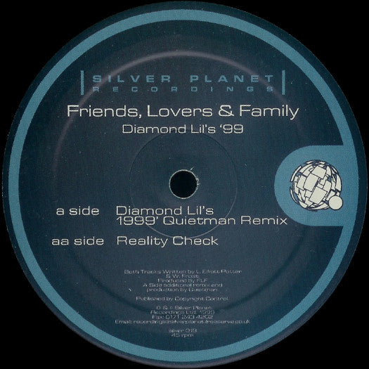 Diamond Lil's '99 | Excellent (EX) Very Good Plus (VG+) Get Cheap Vinyl