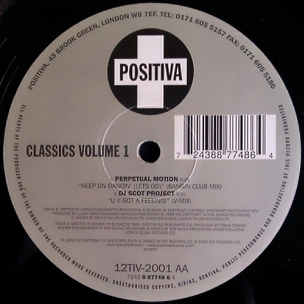 Positiva Classics Volume 1 | Excellent (EX) Excellent (EX) Get Cheap Vinyl