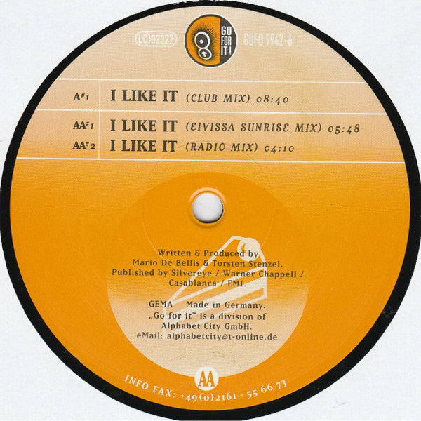I Like It | Very Good Plus (VG+) Excellent (EX) Get Cheap Vinyl