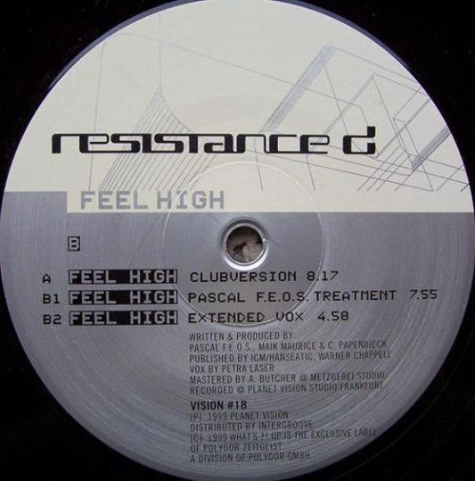 Feel High | Very Good Plus (VG+) Excellent (EX) Get Cheap Vinyl