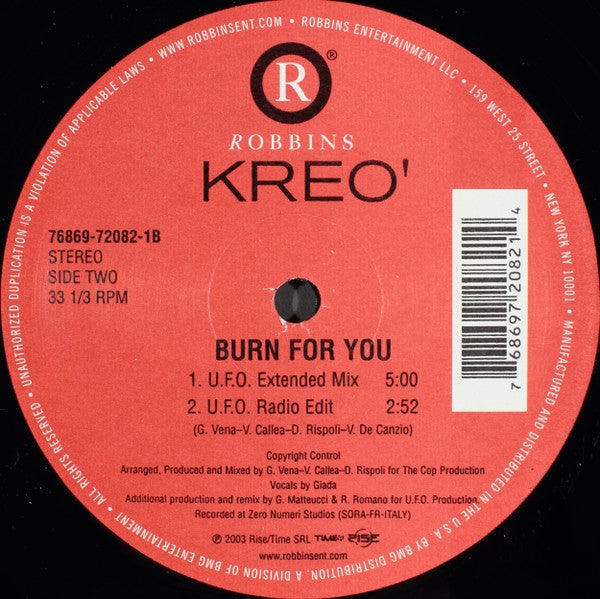 Burn For You (VINYL) | Very Good (VG) Very Good Plus (VG+) Get Cheap Vinyl