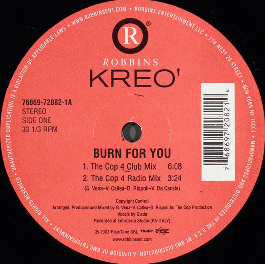 Burn For You (VINYL) | Very Good (VG) Very Good Plus (VG+) Get Cheap Vinyl