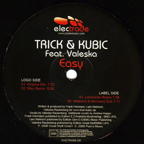 Easy | Very Good Plus (VG+) Generic Get Cheap Vinyl