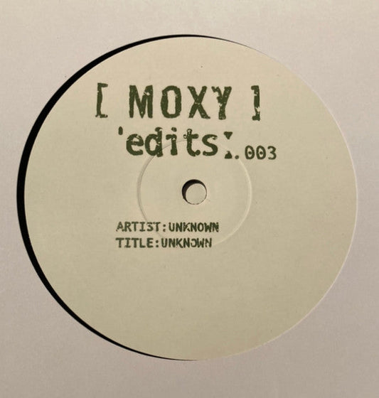 Moxy Edits 003 | Mint (M) Generic Get Cheap Vinyl