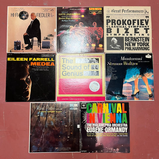 8 CLASSICAL MUSIC VINYL RECORD ALBUM LPS <EX CONDITIONS> | Very Good Plus (VG+) Very Good Plus (VG+) Get Cheap Vinyl