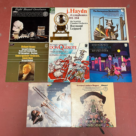 8 CLASSICAL MUSIC VINYL RECORD ALBUM LPS (EX TO NM : LIKE NEW) | Near Mint (NM or M-) Near Mint (NM or M-) Get Cheap Vinyl