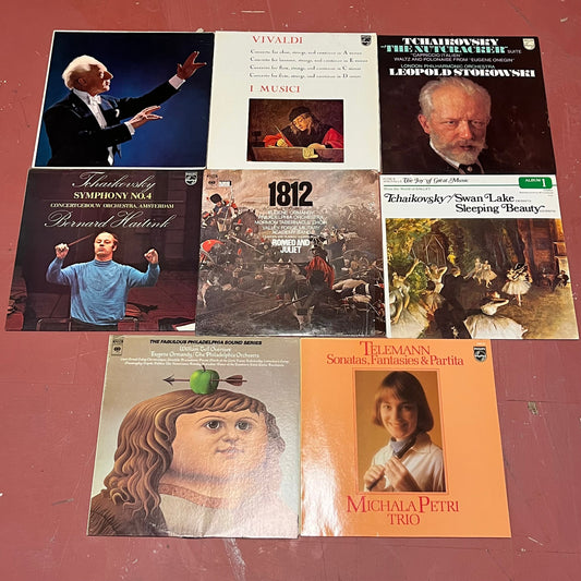 8 CLASSICAL MUSIC VINYL ALBUM LPS (EX TO NM CONDITIONS) | Excellent (EX) Excellent (EX) Get Cheap Vinyl