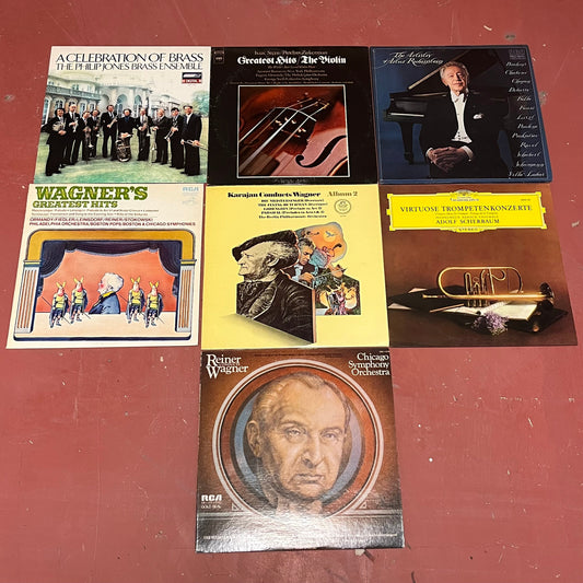 7 CLASSICAL MUSIC VINYL RECORD ALBUM LPS (EX TO NM CONDITIONS) | Excellent (EX) Excellent (EX) Get Cheap Vinyl