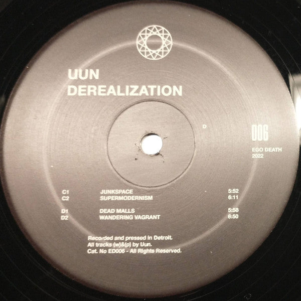 Derealization LP | Mint (M) Mint (M) Get Cheap Vinyl