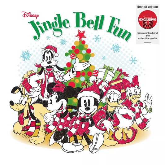 Disney Jingle Bell Fun (Limited Edition, Translucent Red Colored Vinyl, Collectible Poster) | Mint (M) Mint (M) Get Cheap Vinyl