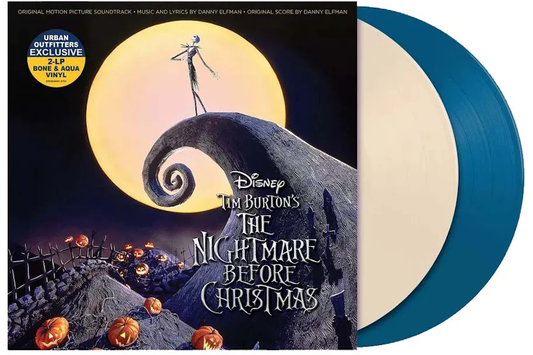 The Nightmare Before Christmas (Original Soundtrack) (Limited Edition, Bone & Aqua Colored Vinyl) (2 Lp's) | Mint (M) Mint (M) Get Cheap Vinyl