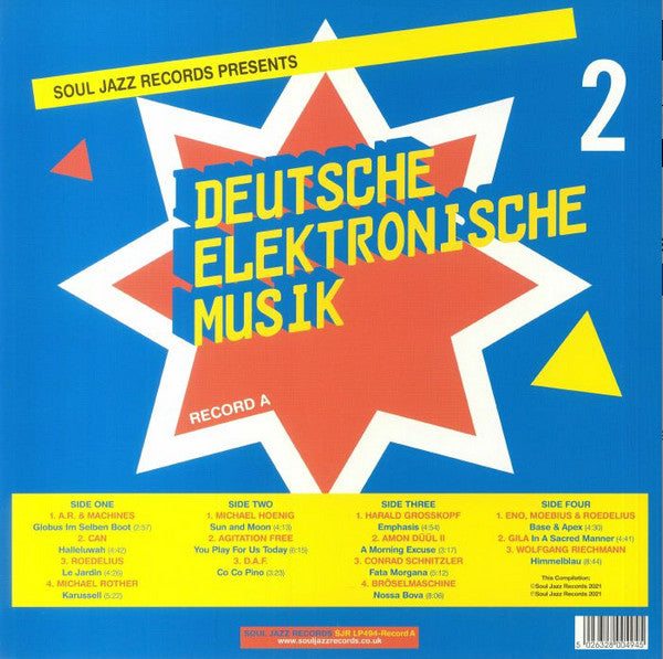 Deutsche Elektronische Musik 2 (Experimental German Rock And Electronic Musik 1971-83) (Record A) | Mint (M) Mint (M) Get Cheap Vinyl