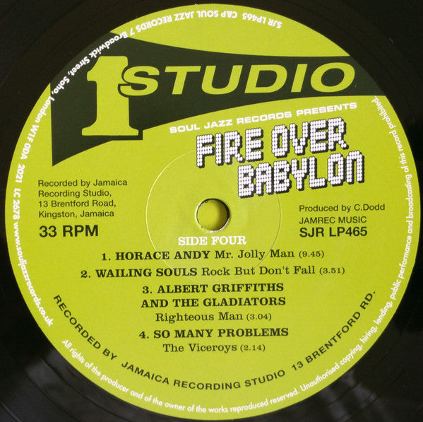 Fire Over Babylon (Dread, Peace And Conscious Sounds At Studio One) | Mint (M) Mint (M) Get Cheap Vinyl