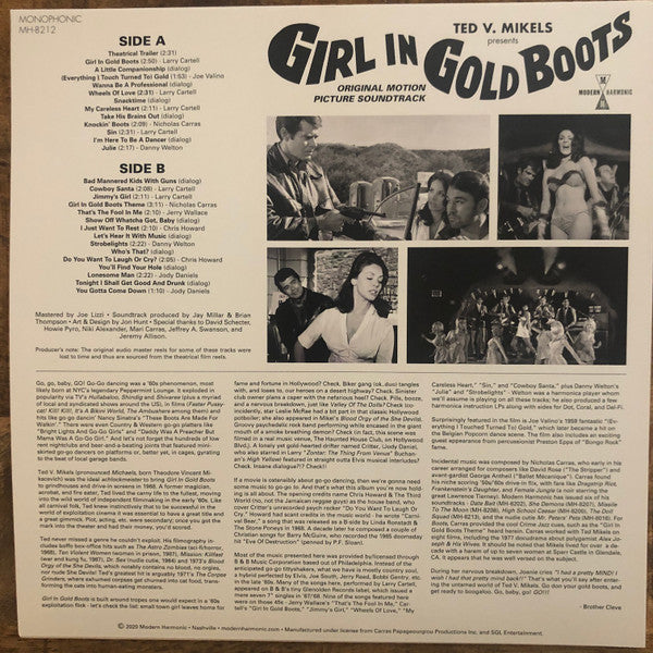Girl In Gold Boots ~ Original Motion Picture Soundtrack | Mint (M) Mint (M) Get Cheap Vinyl
