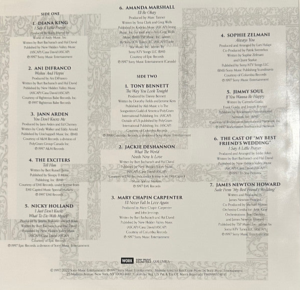 My Best Friend's Wedding (Music From The Motion Picture) | Mint (M) Mint (M) Get Cheap Vinyl