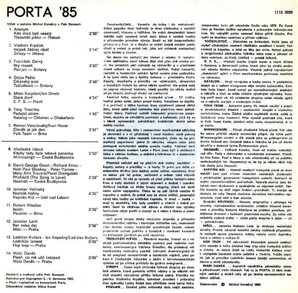 Porta '85 | Near Mint (NM) Near Mint (NM) Get Cheap Vinyl