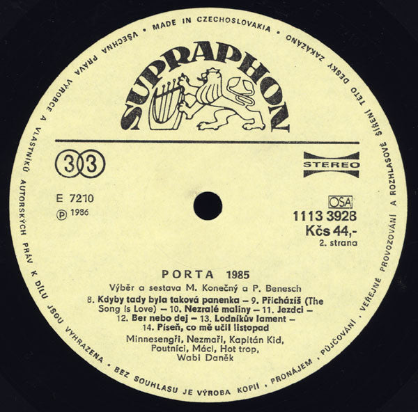 Porta '85 | Near Mint (NM) Near Mint (NM) Get Cheap Vinyl