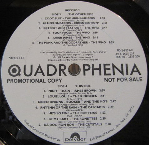 Quadrophenia | Near Mint (NM) Very Good Plus (VG+) Get Cheap Vinyl