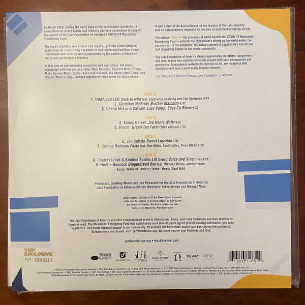 Relief A Benefit For The Jazz Foundation Of America's Musician's Emergency Fund | Mint (M) Mint (M) Get Cheap Vinyl