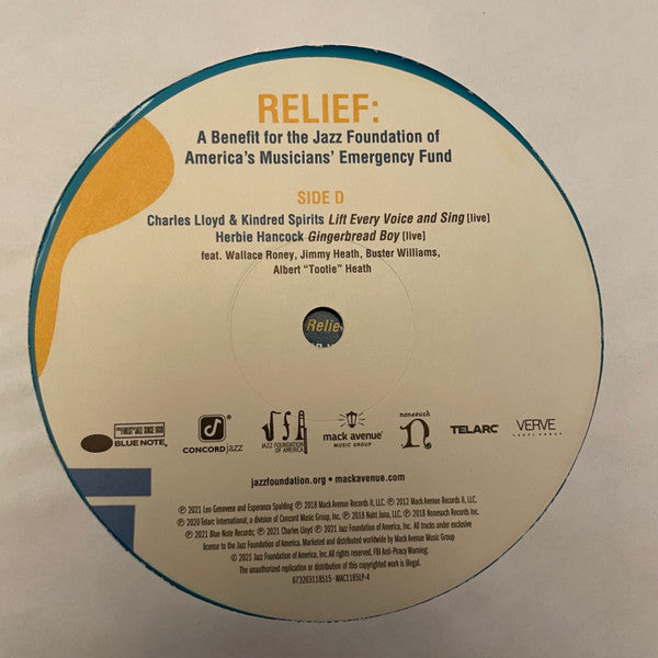 Relief A Benefit For The Jazz Foundation Of America's Musician's Emergency Fund | Mint (M) Mint (M) Get Cheap Vinyl