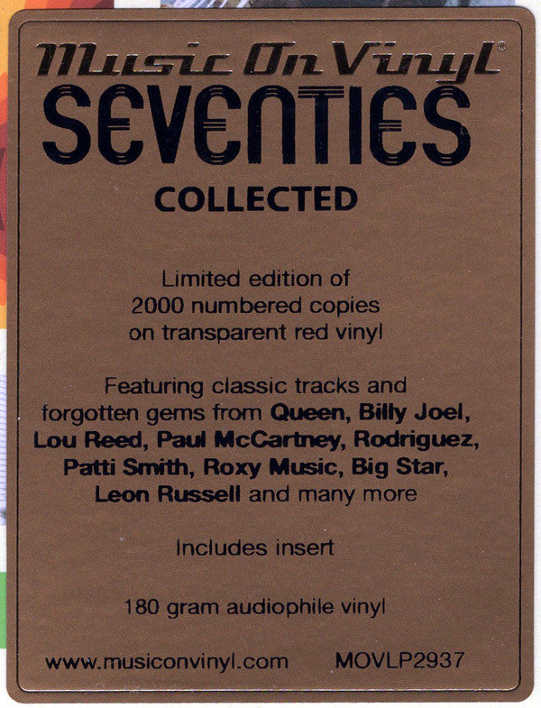 Seventies Collected (TRANSPARENT RED) | Mint (M) Mint (M) Get Cheap Vinyl
