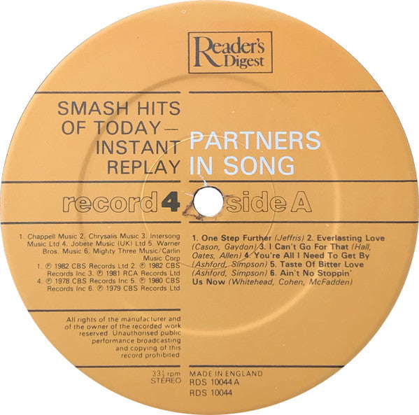 Smash Hits Of Today - Instant Replay | Near Mint (NM) Near Mint (NM) Get Cheap Vinyl