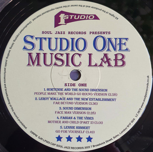 Studio One Music Lab | Mint (M) Mint (M) Get Cheap Vinyl