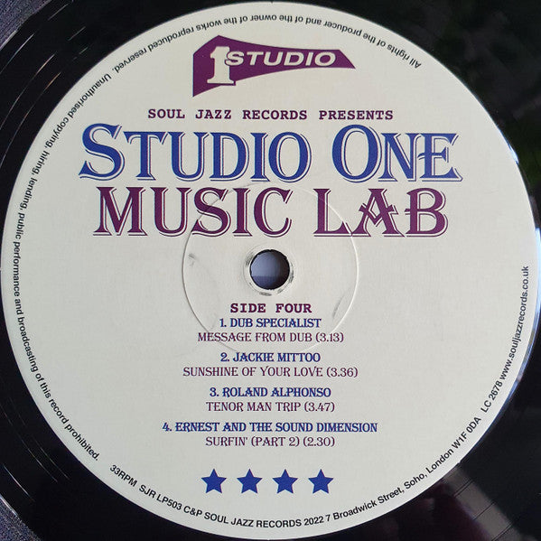 Studio One Music Lab | Mint (M) Mint (M) Get Cheap Vinyl