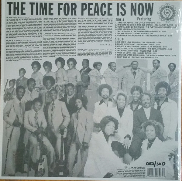 The Time For Peace Is Now (Gospel Music About Us) | Mint (M) Mint (M) Get Cheap Vinyl