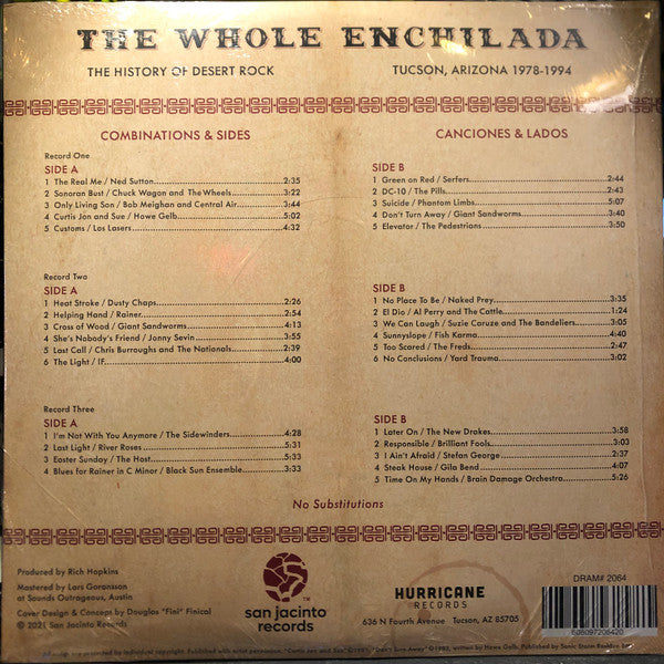 The Whole Enchilada: The History Of Desert Rock Tucson, Az 1978-1994 | Mint (M) Mint (M) Get Cheap Vinyl
