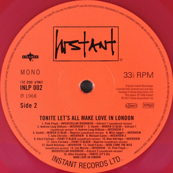Tonite Let's All Make Love In London | Mint (M) Mint (M) Get Cheap Vinyl