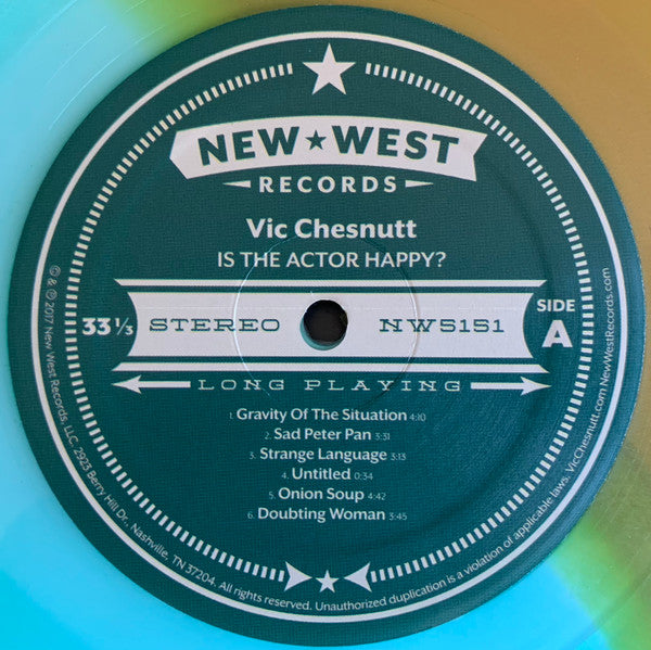Is The Actor Happy? (SEAGLASS & GOLD SPLIT VINYL) | Mint (M) Mint (M) Get Cheap Vinyl