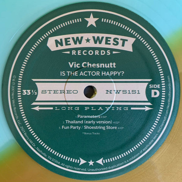 Is The Actor Happy? (SEAGLASS & GOLD SPLIT VINYL) | Mint (M) Mint (M) Get Cheap Vinyl