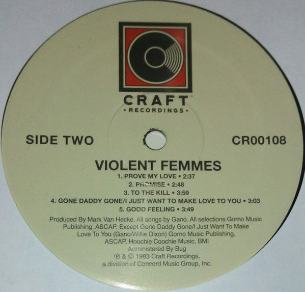 Violent Femmes Violent Femmes Craft Recordings LP, Album, RE, RM, 180 Mint (M) Mint (M) Get Cheap Vinyl