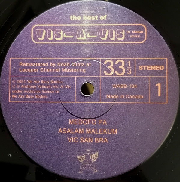 The Best Of Vis-A-Vis In Congo Style | Mint (M) Mint (M) Get Cheap Vinyl