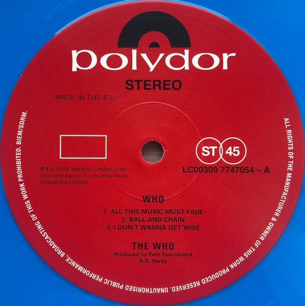 Who (2xVINYL) | Near Mint (NM) Near Mint (NM) Get Cheap Vinyl