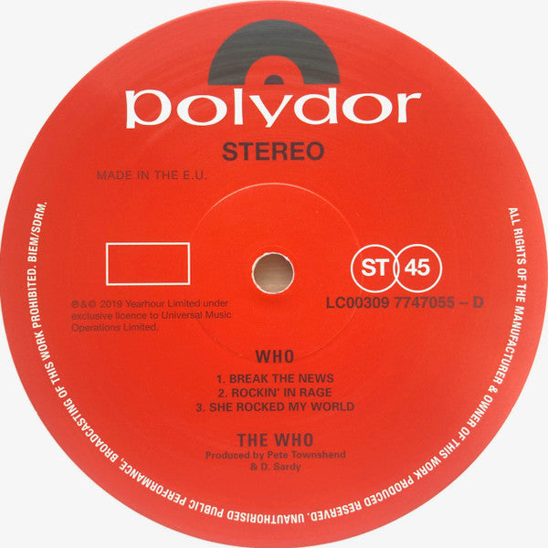 Who (2xVINYL) | Near Mint (NM) Near Mint (NM) Get Cheap Vinyl