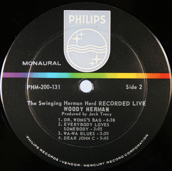The Swinging Herman Herd Recorded Live | Near Mint (NM) Very Good Plus (VG+) Get Cheap Vinyl
