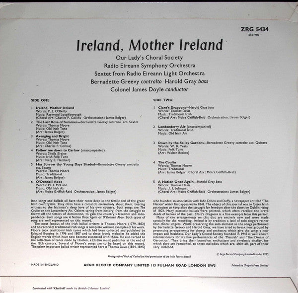 Ireland, Mother Ireland *UK* | Near Mint (NM) Near Mint (NM) Get Cheap Vinyl