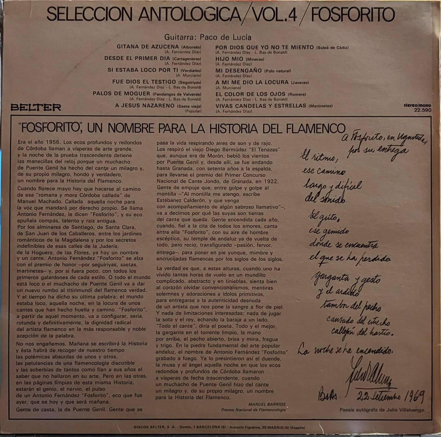 Seleccion Antologica / Vol. 4 *SPAIN* | Near Mint (NM) Excellent (EX) Get Cheap Vinyl