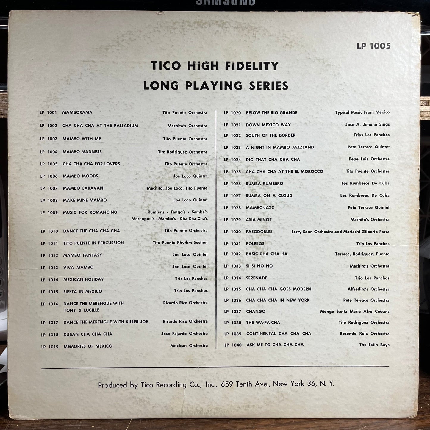 Cha Cha Cha's For Lovers (VINYL) | Very Good (VG) Good Plus (G+) Get Cheap Vinyl