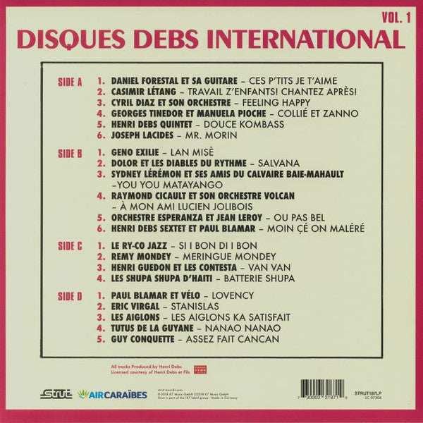 Disques Debs International Volume 1 (2xVINYL)(An Island Story: Biguine, Afro Latin & Musique Antillaise 1960-1972) | Mint (M) Mint (M) Get Cheap Vinyl